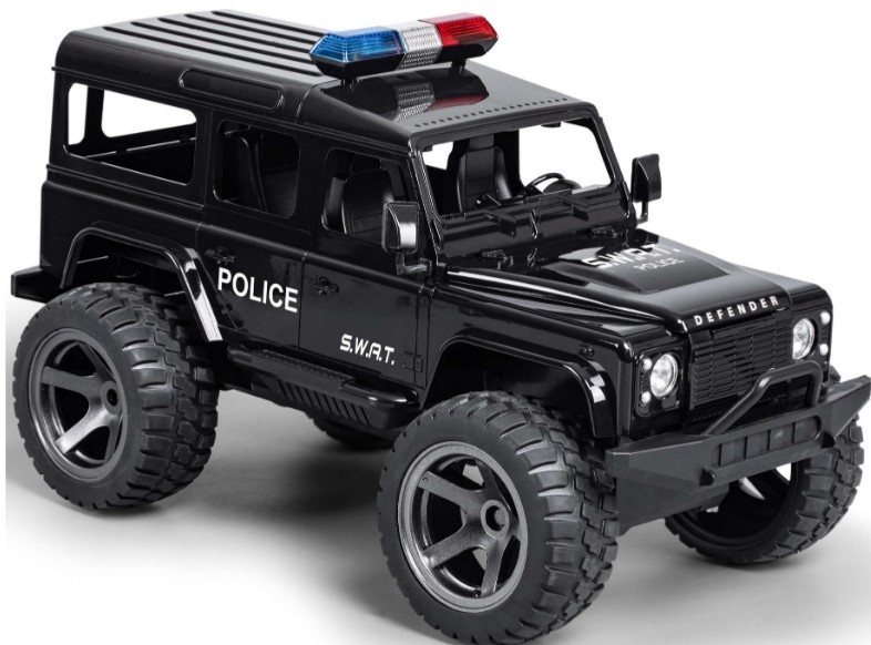 Land Rover Defender Police S W A T bilá vada houkačky outlet RC