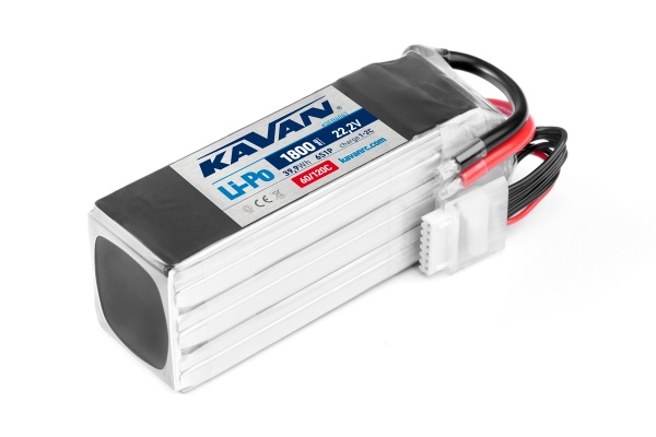 KAVAN - Li-Po 1800 mAh/22,2 V 60/120C, 39,9 Wh