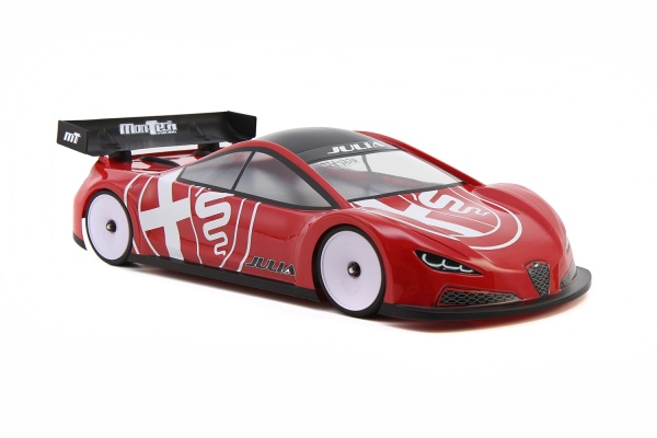 Karoserie čirá Mon-Tech JULIA Touring Car 1:10 190mm lehká Příslušenství auta IQ models