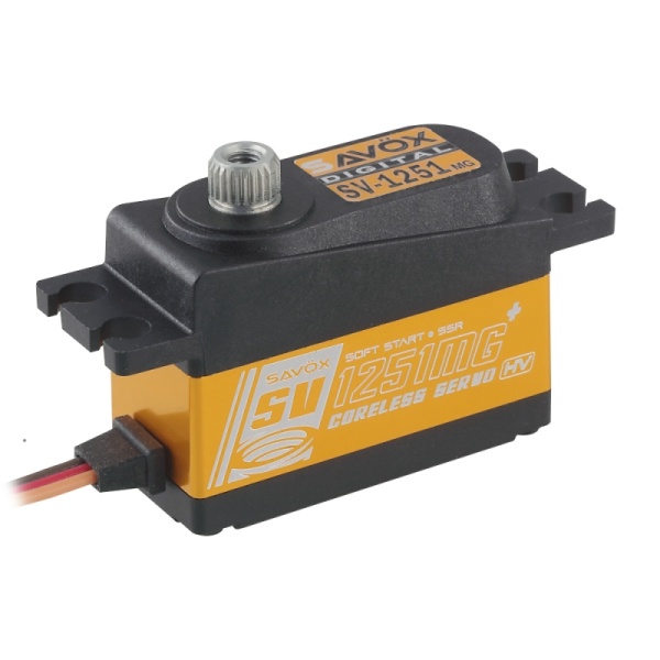 SV-1251MG+ Digitální HiVolt servo (10kg-0,085s/60°) Serva IQ models