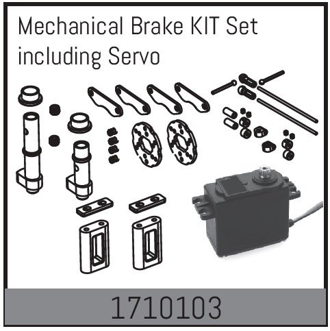 Mechanical Brake KIT Set Including Servo RC auta IQ models