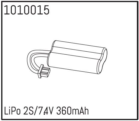 AB240174 (1010015) - LiPo 2S/7.4V 360mAh RC auta IQ models